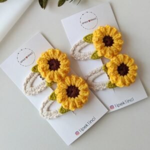 توكة شعر كروشية Hair clip